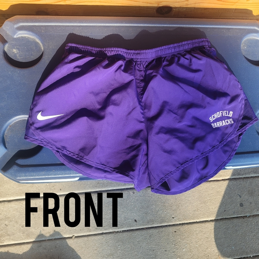 Nike Women's Dri-Fit Athletic Shorts in Bold Purple